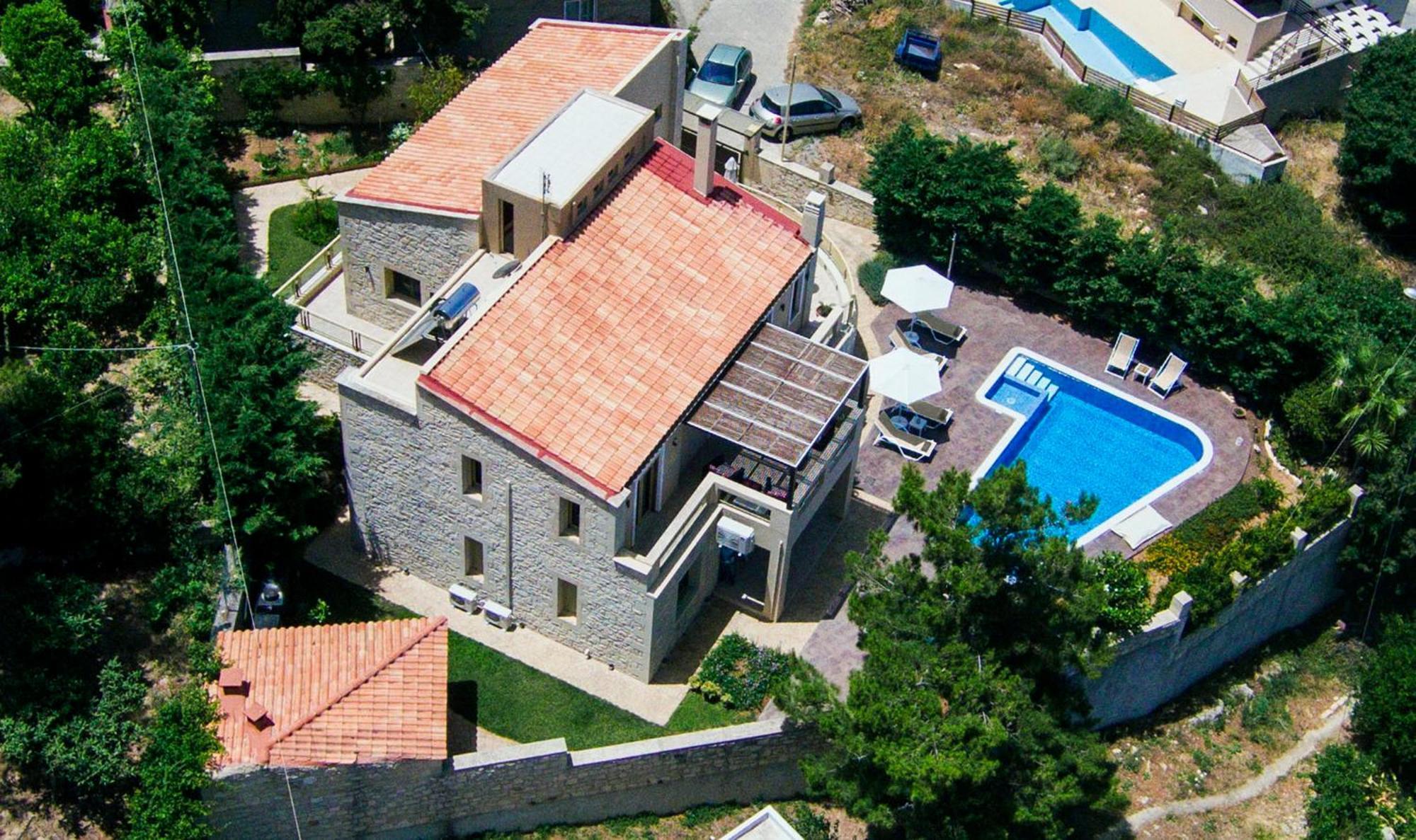 Palladio Luxury Villa With Amazing View Roussospítion Eksteriør billede